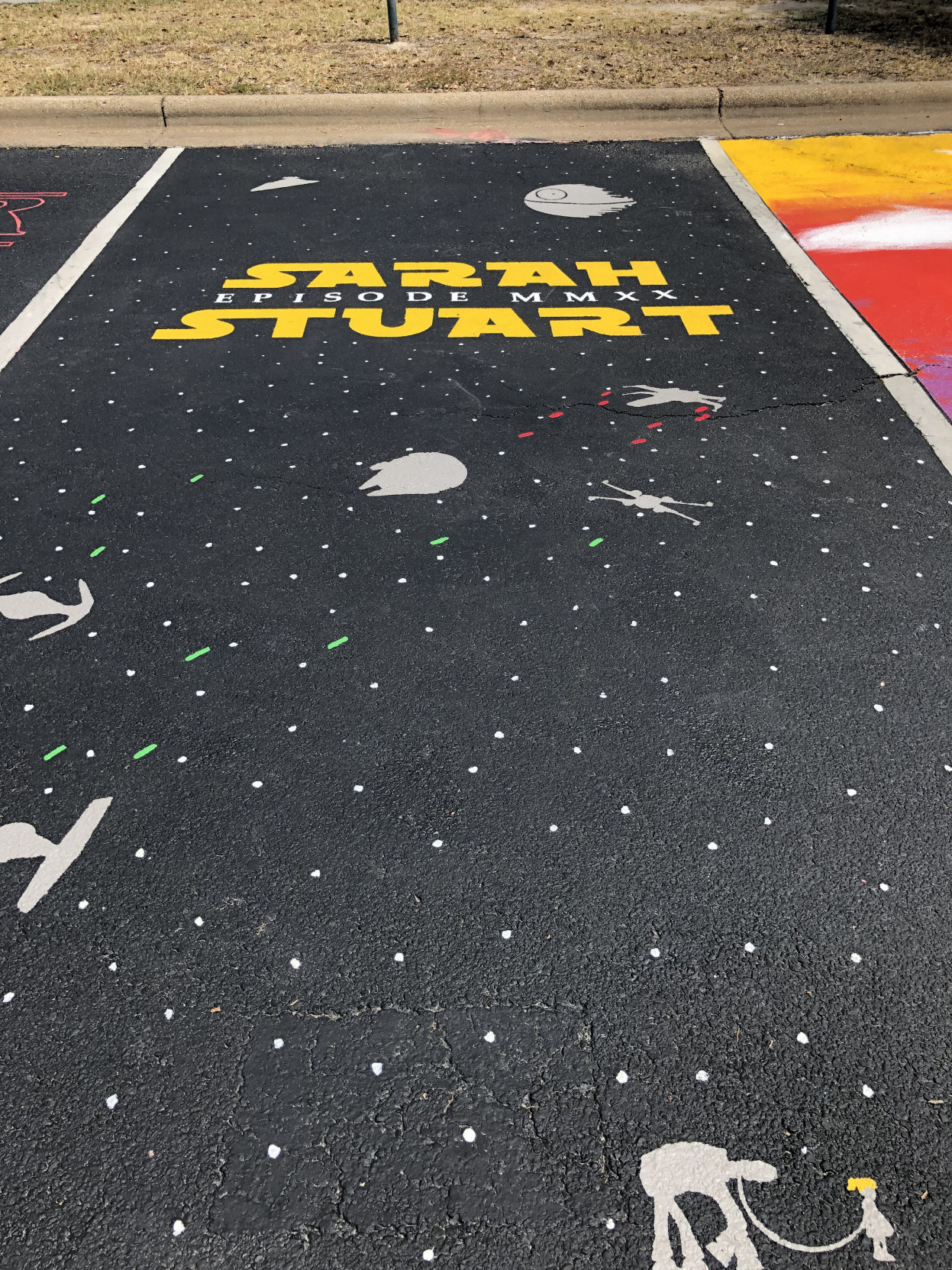 Bryan High School senior parking, 2020